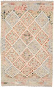Tappeto Kilim Afghanistan Geometrico Beige Pastello 103x163 Cm