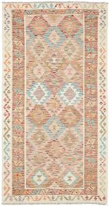 Tappeto Kilim Afghanistan Geometrico Beige Terra 104x184 Cm