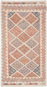 Tappeto Kilim Afghanistan Astratto Crema Terracotta 103x190 Cm