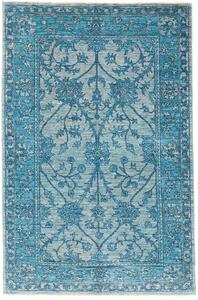 Tappeto Zigler Fine Pakistan Floreale Turchese Azzurro Chiaro 121x182 Cm