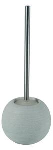 Porta scopino wc da appoggio Bubble new in ceramica beige