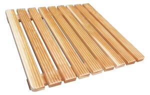 Pedana per doccia in arice in legno larice naturale 50 x 50 cm