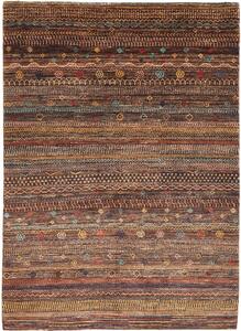 Tappeto Royal Gabbeh Pakistan Geometrico Marrone Multicolore 156x220 Cm