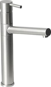 Miscelatore da cucina MINIMAL con bocca dritta, acciaio inox satinato