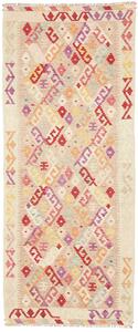 Tappeto Kilim Afghanistan Geometrico Multicolore Pastello 79x190 Cm