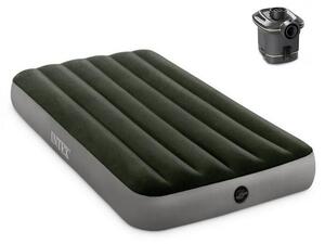 Materasso ad aria Intex 64777 Prestige Downy Twin + Pompa portatile - 191 cm