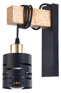 Applique ELEN 1xE27/35W/230V nero/oro/marrone