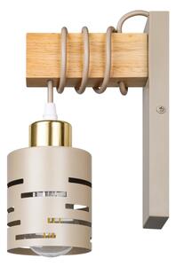 Applique ELEN 1xE27/35W/230V beige/oro/marrone