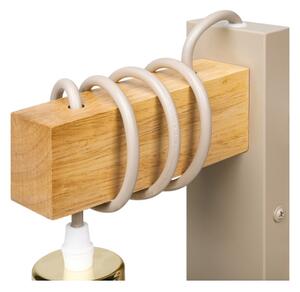 Applique ELEN 1xE27/35W/230V beige/oro/marrone