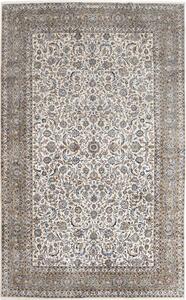 Tappeto Kashan Persia Floreale Avorio Blu 292x485 Cm
