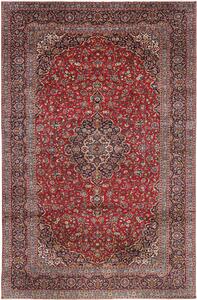 Tappeto Kashan Persia Medaglione Rosso Blu 360x558 Cm
