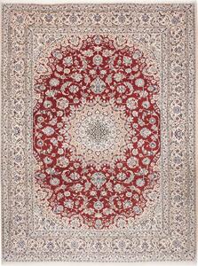 Tappeto Nain 9la Persia Medaglione Rosso Crema 255x335 Cm