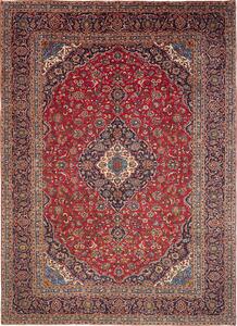 Tappeto Ardakan Persia Medaglione Rosso Blu 300x407 Cm