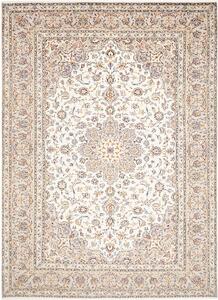 Tappeto Kashan Persia Medaglione Crema Avorio Policromo 260x387 Cm