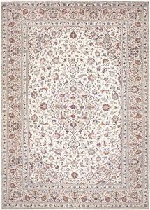 Tappeto Kashan Persia Medaglione Avorio Blu 250x357 Cm