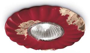 Spot Vintage Ceramica Bordeaux 1 Luce Gu10 12Cm
