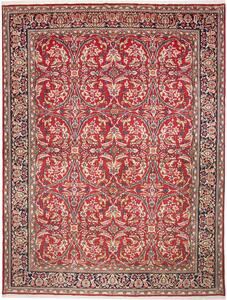 Tappeto Kerman Persia Floreale Rosso Blu Crema 288x380 Cm