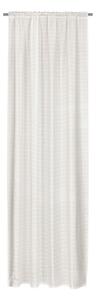 Tenda filtrante INSPIRE Loevan bianco fettuccia con passanti nascosti 140x280 cm