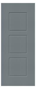 Pannello per porta d'ingresso P012 pellicolato pvc grigio L 92 x H 210.5 cm, Sp 6 mm apertura reversibile