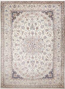 Tappeto Nain 9la Persia Medaglione Crema Blu 260x360 Cm