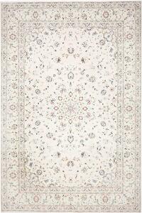 Tappeto Kashan Persia Medaglione Avorio Policromo 245x370 Cm