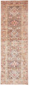 Tappeto Kazak Fine Pakistan Tribale Marrone Beige 85x257 Cm