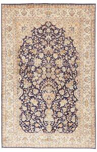 Tappeto Kashmir India Astratto Blu Crema 121x190 Cm