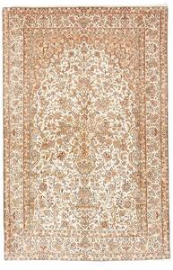 Tappeto Kashmir India Floreale Avorio Beige Oro 125x192 Cm