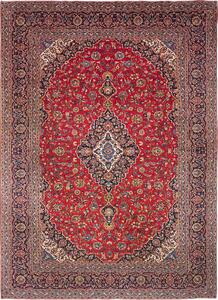 Tappeto Ardakan Persia Medaglione Rosso Blu 310x425 Cm