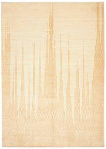 Tappeto Shayan Fine Pakistan Geometrico Crema Beige 170x237 Cm