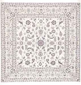 Tappeto Nain 6la Persia Medaglione Avorio Blu 205x203 Cm