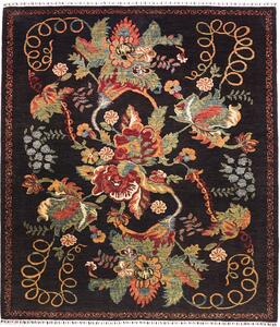 Tappeto Zigler Fine Pakistan Floreale Nero Rosso 249x280 Cm