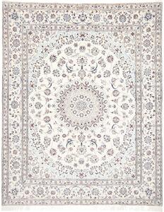 Tappeto Nain 6la Persia Medaglione Avorio Blu 206x257 Cm
