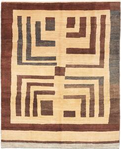 Tappeto Gabbeh Fine Persia Geometrico Beige Marrone 190x230 Cm