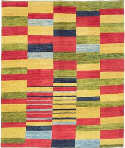 Tappeto Gabbeh Fine Persia Geometrico Multicolore Vivace 184x227 Cm