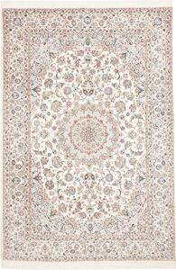 Tappeto Nain 9la Persia Medaglione Crema Blu 208x308 Cm