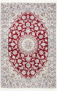 Tappeto Nain 9la Persia Medaglione Rosso Crema 113x175 Cm