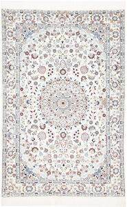 Tappeto Nain 6la Persia Medaglione Crema Azzurro 109x165 Cm