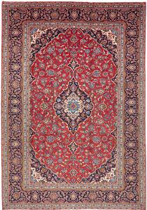 Tappeto Ardakan Persia Medaglione Rosso Blu 257x370 Cm