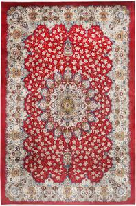 Tappeto Ardakan Persia Medaglione Rosso Crema 352x530 Cm