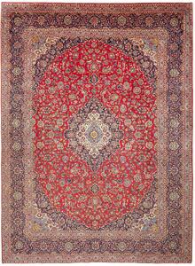 Tappeto Ardakan Persia Medaglione Rosso Blu 300x415 Cm