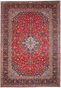 Tappeto Ardakan Persia Medaglione Rosso Blu 300x425 Cm