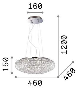 Lampada a sospensione King di Ideal Lux dal classico al moderno