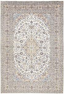 Tappeto Kashan Persia Medaglione Avorio Blu 250x363 Cm