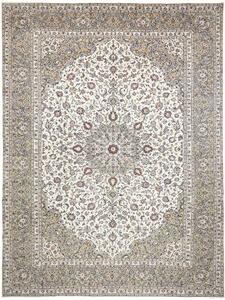 Tappeto Kashan Persia Medaglione Crema Blu 300x397 Cm