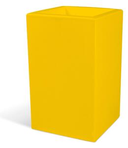 Fioriera, porta vaso h50 OASI Dimensione 30x30x h 50 cm per uso interno esterno peso 2 kg colore Giallo
