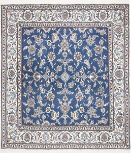 Tappeto Nain Kashmar Persia Astratto Blu Crema 192x212 Cm