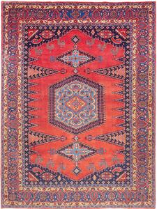 Tappeto Wiss Persia Medaglione Rosso Blu 280x380 Cm