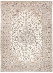 Tappeto Kashan Persia Medaglione Avorio Beige 295x402 Cm