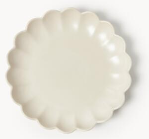 Set di 4 piatti da colazione a forma di fiore Sabina